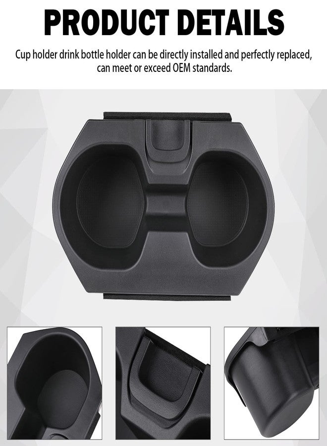 KanSmart Cup Holder Insert for Honda Civic Cup Holder 2016 2017 2018 2019 2020 2021 Honda Civic Accessories Lx Ex Si Sport Hatchback Center Console Drink CupHolder 83446-TBA-A01ZA - Image 3